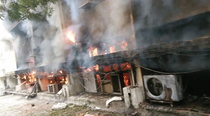 ഡല്ഹിയില് ട്രാന്സ്പോര്ട്ട് ഓഫീസില് തീപിടുത്തം