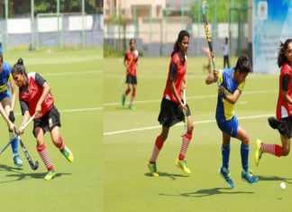 ദേശീയ സീനിയര് വനിതാ ഹോക്കി ; ഗോള് മഴ പെയ്യിച്ച് എസ് പി എസ് ബി