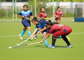 ദേശീയ സീനിയര് വനിതാ ഹോക്കി ബി ഡിവിഷന് ചാമ്പ്യന്ഷിപ്പില് സെമിഫൈനല് ലൈനപ്പായി