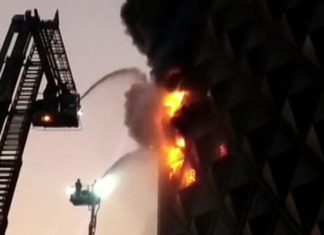 ഗുജറാത്തിലെ സൂറത്തിലുള്ള വസ്ത്ര വ്യാപാര കേന്ദ്രത്തില് വന് തീപിടുത്തം