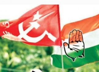 കോണ്ഗ്രസിനോടൊപ്പം ചേര്ന്ന് സി.പി.ഐ.എം മത്സരിച്ചു വിജയിച്ചു; ചെയര്പേഴ്സണ് തെരഞ്ഞെടുപ്പില് വോട്ട് ടി.ആര്.എസിന്