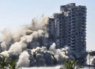 മരട് ഫ്ളാറ്റുകളുടെ അവശിഷ്ടം സമയബന്ധിതമായി നീക്കം ചെയ്യണം: ഹരിത ട്രൈബ്യൂണല്