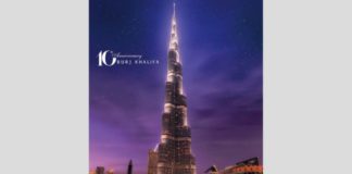 ലോകത്തിന്റെ തലപ്പൊക്കമായ ബുർജ് ഖലീഫ പത്തരമാറ്റ് നിറവിൽ