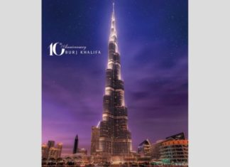ലോകത്തിന്റെ തലപ്പൊക്കമായ ബുർജ് ഖലീഫ പത്തരമാറ്റ് നിറവിൽ