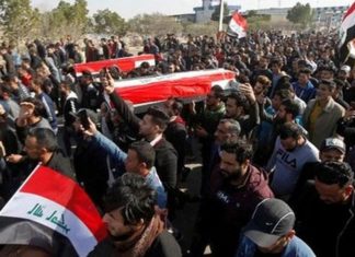 സര്ക്കാര് വിരുദ്ധ പ്രതിഷേധം റിപ്പോര്ട്ട് ചെയ്യാനെത്തിയ രണ്ട് ഇറാഖി മാധ്യമപ്രവര്ത്തകര് വെടിയേറ്റ് കൊല്ലപ്പെട്ടു