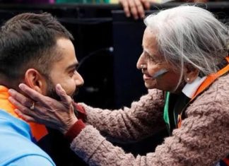 മുത്തശി ആരാധിക അകലേയ്ക്കു മാഞ്ഞു; ആദരാഞ്ജലികൾ അർപ്പിച്ച് ടീം ഇന്ത്യ