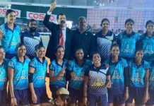 ദേശീയ സീനിയര് വോളിബോളില് കേരളത്തിന്റെ വനിതകള് കിരീടം ചൂടി