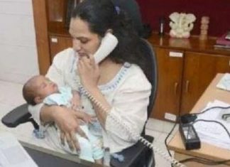 ആറുമാസത്തെ പ്രസവാവധി വേണ്ടെന്ന് വെച്ച് കൈക്കുഞ്ഞുമായി ജോലിയിൽ പ്രവേശിച്ചിരിക്കുകയാണ് യുവ ഐഎഎസ് ഉദ്യോഗസ്ഥ