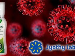 ജ്യോതി ലാബ്സ് ലിമിറ്റഡ്, മര്ഗോ ഹാന്ഡ് സാനിറ്റൈസര് വിപണിയിലെത്തിച്ചു