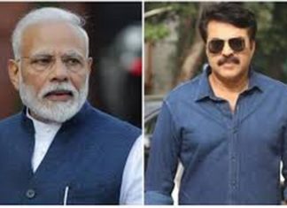 പ്രധാനമന്ത്രിയുടെ ഐക്യദീപം തെളിയിക്കലിന് പിന്തുണ അറിയിച്ച മമ്മൂട്ടിയ്ക്ക് നന്ദി അറിയിച്ച് പ്രധാനമന്ത്രി