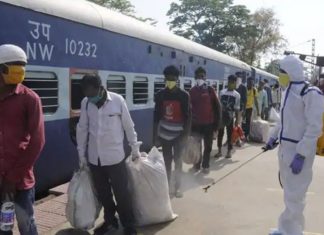 ശ്രമിക് പ്രത്യേക ട്രെയിനുകളില് യാത്ര ചെയ്തവരില് 80 ഓളം പേര് മരിച്ചതായി റെയില്വേ സുരക്ഷാസേന