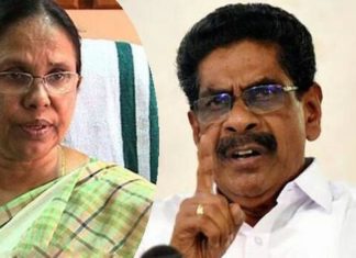 ആരോഗ്യമന്ത്രി കെ കെ ശൈലജക്കെതിരെ വീണ്ടും അധിക്ഷേപവുമായി കോണ്ഗ്രസ് അധ്യക്ഷന് മുല്ലപ്പള്ളി രാമചന്ദ്രന്