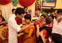 മുഖ്യമന്ത്രി പിണറായി വിജയന്റെ മകൾ വീണയും ഡി.വൈ.എഫ്.ഐ ദേശീയ പ്രസിഡന്റ് മുഹമ്മദ് റിയാസും വിവാഹിതരായി