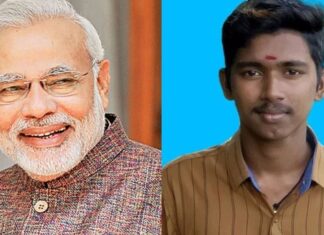 കേരളത്തിലെ സിബിഎസ്ഇ ബോർഡ് ടോപ്പർ വിനായകിനെ ഫോണിൽ വിളിച്ച് അഭിനന്ദനം അറിയിച്ച് നരേന്ദ്രമോദി