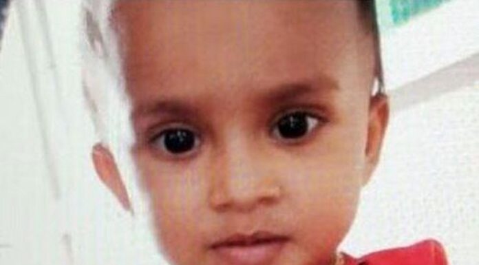 വീട്ടുവരാന്തയില് കളിച്ചുകൊണ്ടിരിക്കെ കാണാതായ രണ്ടു വയസുകാരി വെള്ളക്കെട്ടില് വീണ് മരിച്ച നിലയില്