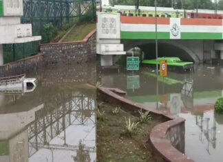രാജ്യതലസ്ഥാനത്ത് കനത്ത മഴയും വെള്ളപ്പൊക്കവും രൂക്ഷം