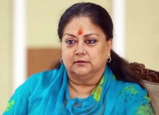 രാജസ്ഥാനില് രാഷ്ട്രീയ പ്രതിസന്ധി തുടരവെ രാജ്നാഥ് സിങുമായി കൂടിക്കാഴ്ച നടത്തി വസുന്ധര രാജെ