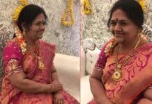 ഗൃഹപ്രവേശന ചടങ്ങിന് മരിച്ച ഭാര്യയുടെ സിലിക്കോൺ പ്രതിമ നിർമിച്ച് ശ്രീനിവാസ മൂർത്തി