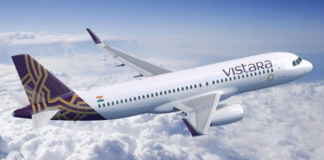 ‘വൈഫൈ’ ലഭ്യമാക്കി വിസ്താര എയര്ലൈന്സ്