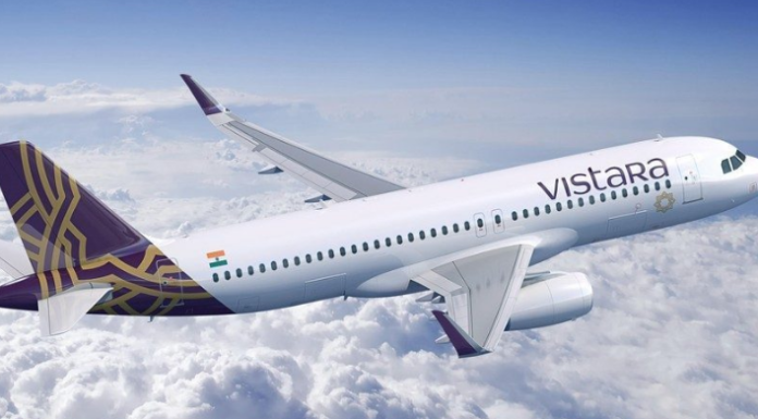 ‘വൈഫൈ’ ലഭ്യമാക്കി വിസ്താര എയര്ലൈന്സ്