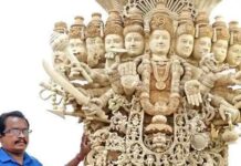 മോഹൻലാലിന് വേണ്ടി”ദേവാസുര ശില്പം”