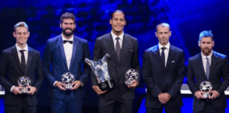 യുവേഫ അവാര്ഡുകള് പ്രഖ്യാപിച്ചു