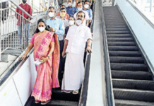 കേരളത്തിലെ ആദ്യത്തെ യന്ത്രവത്കൃത നടപ്പാത കോഴിക്കോട് ആരംഭിച്ചു