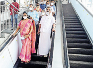 കേരളത്തിലെ ആദ്യത്തെ യന്ത്രവത്കൃത നടപ്പാത കോഴിക്കോട് ആരംഭിച്ചു