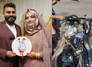 ചേലേമ്പ്രയിലുണ്ടായ ബൈക്ക് അപകടത്തില് നവ ദമ്പതികള്ക്ക് ദാരുണാന്ത്യം