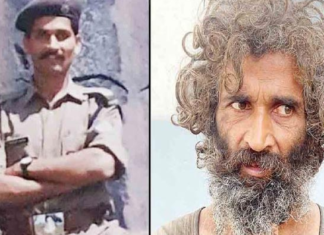 15 വർഷം മുമ്പ് കാണാതായ ഒരു പോലീസ് ഉദ്യോഗസ്ഥനെ സഹപ്രവർത്തകർ ഫുട്പാത്തിൽ നിന്നും കണ്ടെത്തി