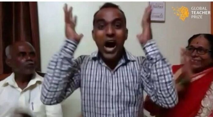 ഈ വര്ഷത്തെ ഗ്ലോബല് ടീച്ചര് പ്രൈസ് ഇന്ത്യക്കാരന് : കോടികളുടെ സമ്മാനം