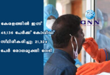 เดเตเดฐเดณเดคเตเดคเดฟเตฝ เดเดจเตเดจเต 45,136 เดชเตเดฐเตโเดเตเดเต เดเตเดตเดฟเดกเต เดธเตเดฅเดฟเดฐเตเดเดฐเดฟเดเตเดเต; 21,324 เดชเตเดฐเตโ เดฐเตเดเดฎเตเดเตเดคเดฟ เดจเตเดเดฟ