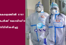 കേരളത്തില് 5797 പേര്ക്ക് കോവിഡ്-19 സ്ഥിരീകരിച്ചു