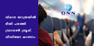 വിമാന യാത്രയിൽ ഭീതി പരത്തി ഡ്രാഗൺ ഗ്രൂപ്പ്; വീഡിയോ കാണാം