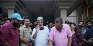 പാപ്പൻ്റെ ലൊക്കേഷനിൽ ക്രിസ്മസ് ആഘോഷം