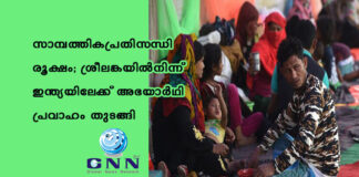 സാമ്പത്തികപ്രതിസന്ധി രൂക്ഷം; ശ്രീലങ്കയില്നിന്ന് ഇന്ത്യയിലേക്ക് അഭയാര്ഥി പ്രവാഹം തുടങ്ങി