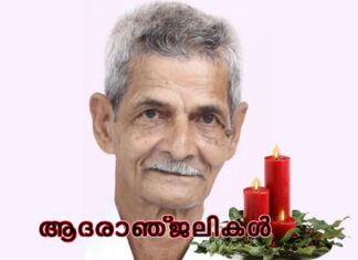അയർലണ്ട് മലയാളി ലിജോ അലക്സിന്റെ (ലൂക്കൻ, ഡബ്ലിൻ ) പിതാവ് അലക്സാണ്ടർ കൂനാനിക്കൽ, പെരുവ, നിര്യാതനായി