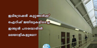 ഇമിഗ്രേഷൻ കുറ്റങ്ങൾക്ക് ഐറിഷ് ജയിലുകളിലടച്ച ഇന്ത്യൻ പൗരന്മാരിൽ മലയാളികളുമോ?