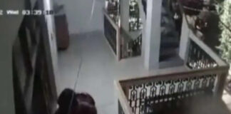 നാട്ടില് പൂട്ടിയിട്ട വീട്ടില് കയറിയ മോഷ്ടാവിനെ അമേരിക്കയില് നിന്ന വീട്ടുടമ പിടികൂടി