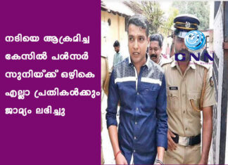 നടിയെ ആക്രമിച്ച കേസിൽ പൾസർ സുനിയ്ക്ക് ഒഴികെ എല്ലാ പ്രതികൾക്കും ജാമ്യം ലഭിച്ചു