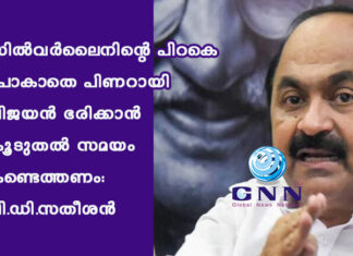 സിൽവർലൈനിന്റെ പിറകെ പോകാതെ പിണറായി വിജയൻ ഭരിക്കാൻ കൂടുതൽ സമയം കണ്ടെത്തണം: വി.ഡി.സതീശൻ