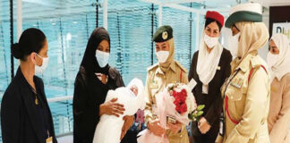 ദുബായ് അന്താരാഷ്ട്ര വിമാനത്താവളത്തിൽ യുവതിക്ക് സുഖപ്രസവം