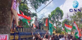 മുഖ്യമന്ത്രിയുടെ രാജി ആവശ്യപ്പെട്ട് പ്രതിഷേധം ശക്തം: കോൺഗ്രസ് മാർച്ചുകളിൽ വ്യാപക സംഘർഷം