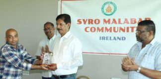 പ്രൊഫ. ടി ജെ ജോസഫിന് അയർലണ്ടിൽ സ്വീകരണം നൽകി; സഭാ നേതൃത്വത്തിന്റെ തെറ്റിനു ക്ഷമ ചോദിക്കുന്നുവെന്നു ഐറിഷ് സീറോ മലബാർ കമ്മ്യൂണിറ്റി