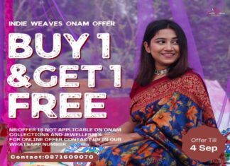 ഓണക്കോടി ഇനി ഒന്നല്ല രണ്ട്… വമ്പിച്ച ഓഫറുമായി Indie Weaves