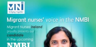 എൻ എം ബി ഐ ബോർഡ് ഇലക്ഷനിൽ മൈഗ്രന്റ് നഴ്സസ് അയർലണ്ടിന്റെ ഔദ്യോഗിക സ്ഥാനാർത്ഥിയായി മിട്ടു ഫാബിൻ ആലുങ്കൽ മത്സരിക്കുന്നു