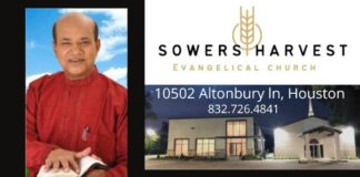 സോവേഴ്സ് ഹാർവെസ്റ്റ് ഇവാൻജലിക്കൽ ചർച്ച് കൺവെൻഷൻ സെപ്റ്റംബർ 9, 10 തീയതികളിൽ ; റവ.ഡോ.പി.ജി.വർഗീസ് പ്രസംഗിക്കുന്നു