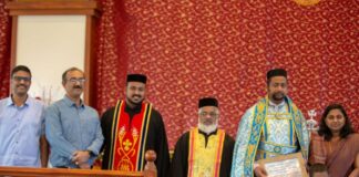 സാംബേബി അച്ചന് യാത്രയയപ്പും പുതിയ വികാരിക്ക് സ്വീകരണവും നല്കി