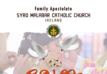 അയർലണ്ട് സീറോ മലബാർ സഭയുടെ വിവാഹ ഒരുക്ക സെമിനാർ 2022 നവംബർ 23,24,25 തീയതികളിൽ