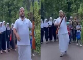 ‘നായകളെ കൊല്ലാൻ ആഹ്വാനം ചെയ്തു’; തോക്കുമായി കുട്ടികൾക്ക് അകമ്പടി പോയ ടൈഗർ സമീറിനെതിരേ കേസ്